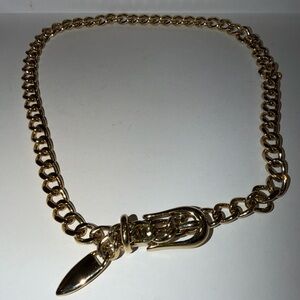 Vintage Gold-Tone Chain Link Belt, Sz XS-SM Could Wear As A Necklace